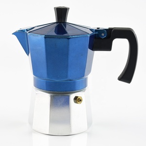 3 tazas rojo metálico Café <span class=keywords><strong>Moka</strong></span> <span class=keywords><strong>olla</strong></span> con mango especial - Product Image 1