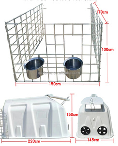Nuova Cuccia per Vitelli DEMA DMCH-220 in Plastica e Acciaio Zincato di Alta Qualità, Confortevole per l'Allevamento di Bestiame, Tipo H - Product Image 2