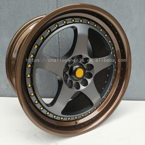 ล้อรถแข่งอัลลอยขอบล้อจานลึก17 18 19นิ้วทำจากอะลูมิเนียม8X100 5X114.3 - Product Image 1