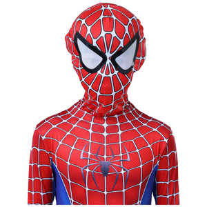Costume Promozionale di <span class=keywords><strong>Spider</strong></span>-<span class=keywords><strong>Man</strong></span> con Stampa Digitale Multicolore in Stile Cinematografico e Copricapo per Spettacoli Teatrali - Product Image 5