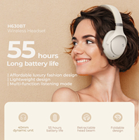 Casque sans fil Havit H630BT, casque supra-auriculaire sans fil, casque Bluetooth stéréo, écouteurs
