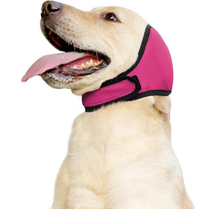 Orejeras para perros, color rosa y gris, impermeables, con reducción de ruido, para nadar en verano, calmar y relajar emocionalmente - Product Image 5
