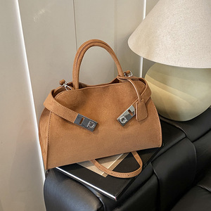 Bolso de Ante para Mujer, Diseño de Lujo, Gran Capacidad, Bolso de Hombro y Bandolera de Alta Gama, Venta Caliente 2025 - Product Image 4