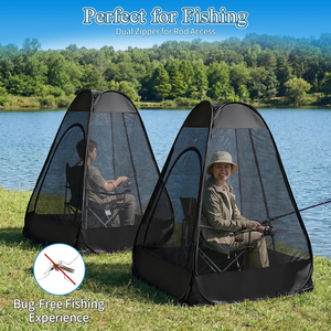 <span class=keywords><strong>Tente</strong></span> <span class=keywords><strong>de</strong></span> <span class=keywords><strong>pêche</strong></span> légère personnalisée pour 1 personne, installation rapide, protection anti-insectes, toit imperméable, <span class=keywords><strong>tente</strong></span> <span class=keywords><strong>de</strong></span> <span class=keywords><strong>pêche</strong></span> <span class=keywords><strong>de</strong></span> nuit - Product Image 3