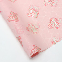 Papier d'emballage floral Garden Bear Jelly Film pour le commerce transfrontalier, pour bouquets de fleurs DIY