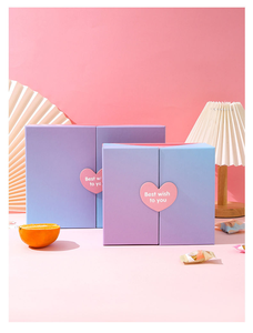 Luxury Aesthetic <b>Gift</b> Packaging <b>Box</b> with <b>Pink</b> Shredded Paper Filler for Girl Presents - Product Image 5
