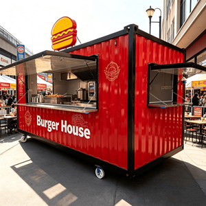 Premium <b>Container</b> Cafe With Coffee Beverage Counter Customized Commercial Space Mobile Restaurant - Product Image 5