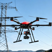 Kit de drone pliable EFT E416P PNP 4 axes, moteurs et hélices robustes, étanche, pour diffusion industrielle, nettoyage, sauvetage, lutte contre les incendies
