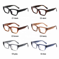 Monture en Acétate de Luxe Colorée pour Adultes – Montures Optiques Tendance en Acétate TR90 de Haute Qualité pour un Style Quotidien Élégant