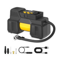 Max 150PSI 12V Corded Digital Car Tire Inflator ABS 22mm Cylinder Auto Shut off Emergency Light Tire Pressure Monitor
