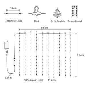 Người Bán Hàng Hàng Đầu Dây Đèn LED USB Cho Cửa Sổ 3*3M 300 Cho Tiệc Cưới Gia Đình Vườn Phòng Ngủ Tường Trong Nhà Ngoài Trời Tháng 12 - Product Image 5
