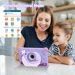 Nueva Tablet Infantil Q82K de 7 Pulgadas, 2GB+2GB, 32GB, 3000mAh, Android 12.0, Quad Core, con 375 Juegos, Resistente a Caídas, WiFi - Product Image 2