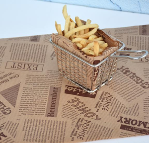 Papel de embalagem personalizada impermeável, envoltório de hambúrguer de papel marrom de embalar - Product Image 4