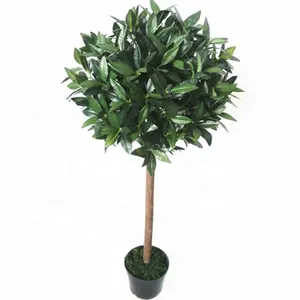 90cm 핫 세일 홈 장식 인공 화분 녹색 베이 씨앗 식물 나무 0652