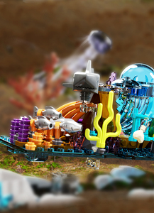 Vật phẩm trang trí sáng tạo mới: một bể cá sinh thái trong chai, đồ chơi lắp ráp tự làm, quà tặng trẻ em chất lượng cao, Bộ khối xây dựng - Product Image 6