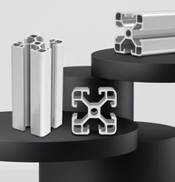 Profilé en aluminium à fente en T 4040 norme européenne, extrusion industrielle en aluminium anodisé 6063 T5 pour cadre industriel et poste de travail