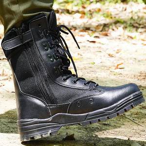 أحذية تكتيكية شتوية مضادة للماء CQB.<span class=keywords><strong>SWAT</strong></span> ZD-071، أحذية قتالية رائجة مضادة للانزلاق مع امتصاص للصدمات للمشي لمسافات طويلة، سحاب لسهولة الارتداء - Product Image 1