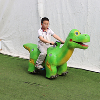 Trottinette Électrique Dinosaure pour Enfants avec Siège Sûr – Idéale pour Location en Aire de Jeux Intérieure/Extérieure