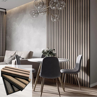 Panneaux muraux insonorisés de haute qualité Dayin Sample, panneaux muraux en bois à lattes, panneaux acoustiques en feutre pour la décoration intérieure, murs et plafonds