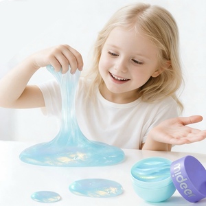 Haojin DIY Ice Cream <b>Slime</b> Kit Safe Non-stick Non-toxic Hand-made Colored Clay Foam Material 24 Colors Customization Unisex Ages - Product Image 6