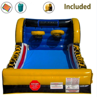 Panier de tir de basket-ball gonflable, jeu de balle de carnaval, pour enfants