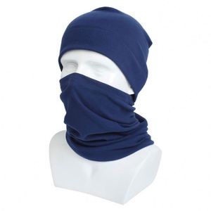 Unisex Polar Fleece Watch <b>Neck</b> <b>Warmer</b> Windproof Beanie Hats Scarf Set Warm Cap Cold Weather Face Mask for Men Women - Product Image 3