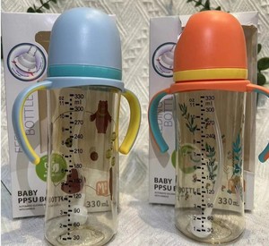 Biberón PPSU de boca ancha de 240ml y 330ml para bebés lactantes - Product Image 6