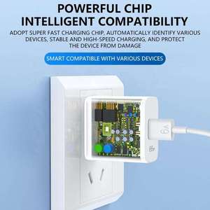 66W siêu nhanh sạc cáp Set PD 20W du lịch Điện thoại di động USB sạc nhanh 100W sạc tường sạc Power Adapter - Product Image 4