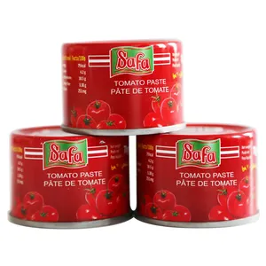 Pâte de tomate à Double concentration, 100% de pureté, emballage en étain, exportation