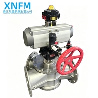 Vanne de dérivation 3 voies à faible entretien, fonctionnement fluide, type à piston, longue durée de vie, alimentation pneumatique, prise DC24V/AC220V, 1 an