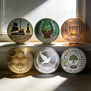 Productos <span class=keywords><strong>de</strong></span> Fábrica, Nueva Decoración Artística, Diseño Original, Monedas Antiguas con Valor <span class=keywords><strong>de</strong></span> Subasta, Moneda Grabada - Product Image 1