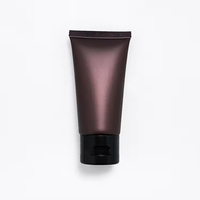 Vente de liquidation, tube de crème pour les mains en plastique de 50 ml, brun mat nacré, 50 g, lotion pour le corps, nettoyant pour le visage, tube à presser