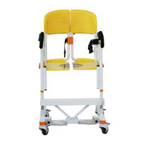 Chaise de transfert manuelle multifonctionnelle en ABS, légère, imperméable et réglable