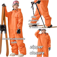 Combinaison de ski résistante au froid pour enfants et femmes, ensemble d'extérieur imperméable et coupe-vent, vêtements d'hiver pour la neige, tenue de ski