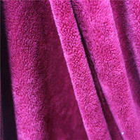 Tissu en peluche brossé, nouvelle étoffe velours pour confection de vêtements