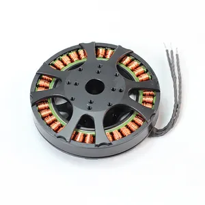 Ücretsiz basit 8108 10Ohm 90T 36N42P düz Dc Servo endüstriyel Robot kolu Outrunner Gimbal fırçasız kodlayıcılı Motor