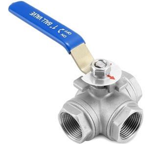 บอลวาล์วหน้าแปลน 3 ทาง แบบ L Port รุ่น Heavy Duty SS304 ANSI 150 - Product Image 4