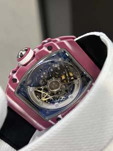 Nuevo Reloj Mecánico de Esqueleto para Hombre 2026, de Alta Gama, con Caja de Fibra de Carbono Rosa, Estilo Tonneau, Deportivo, Resistente al Agua y Duradero - Product Image 5