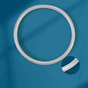 PFT Pulsera de Cobre Blanco Plateado, de Moda, con Diseño de Método Antiguo, Origen Henan, Regalo para Mujer, Estilo Xia Niche Herencia Joven Sencilla - Product Image 4