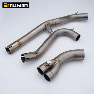 ท่อเชื่อมกลางท่อไอเสียรถจักรยานยนต์ NlkHanm Suzu V-STROM 650/650 <span class=keywords><strong>XT</strong></span> <span class=keywords><strong>DL650</strong></span>/<span class=keywords><strong>DL650</strong></span> ปี 2017-2022 สีเงิน ทำจากไทเทเนียมอัลลอยด์ ขนาดมาตรฐาน - Product Image 5