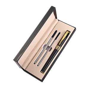 Set di Penne a Sfera in Metallo di Lusso, Set Regalo Aziendale, Penne per Firma di Alta Qualità in Oro con Logo Personalizzato e Confezione - Product Image 2
