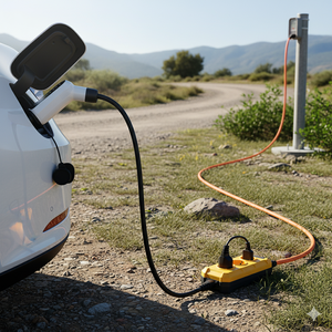 Cargador Portátil para Vehículos Eléctricos Todo en Uno de 3.8kw, 3.5kW con Pantalla y Funciones Inteligentes FE-AM2-16mini, Cargador Portátil para Vehículos Eléctricos de 3.8kw - Product Image 5