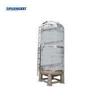 Réservoir de stockage populaire en acier inoxydable de haute qualité de 10 000 L avec échelle de travail pour toutes les industries