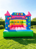 Trampolín Pequeño Resistente al Desgaste de Alta Calidad para Fiestas Familiares, Varios Estilos de Dibujos Animados, Casa de Brinco Inflable Personalizable