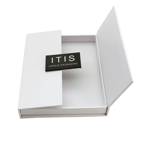 Magnetic Cardboard Paper Packaging White Gift <b>Box</b> - Product Image 3