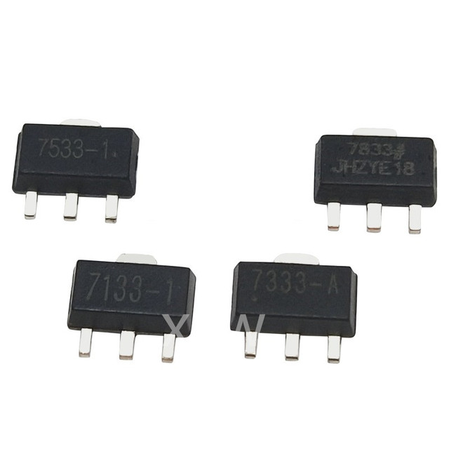 SMD HT7333-A SOT-89 Low Voltage Differential Linear Regulator (LDO) IC Chip Low Power Three-terminal Voltage Regulator HT7333