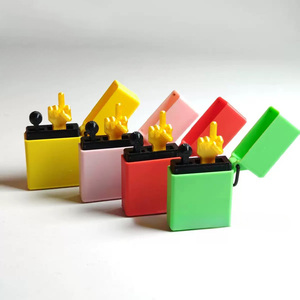 Hot Sale Durable Plastic Middle Finger <b>Lighter</b> <b>Funny</b> Cross-Border Spoof Gift Novelty & Gag Toys - Product Image 3