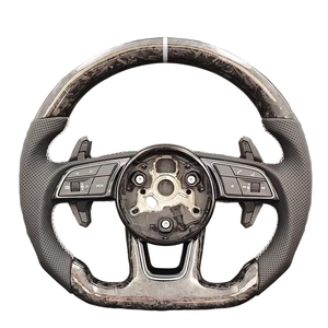 Volant de voiture en fibre de carbone OEM d'origine, compatible avec Audi TT R8 MK3 TTRS TTS <span class=keywords><strong>MK2</strong></span> R8 S3 <span class=keywords><strong>S4</strong></span> S5 S6 S7 RS3 RS4 RS5 RS6 RS7 A3 A5 A6 - Product Image 1