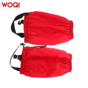 Guêtres de randonnée WOQI 42x55cm, résistantes à l'eau, rouges, unisexes, pour la course en trail et la protection contre la neige - Product Image 4