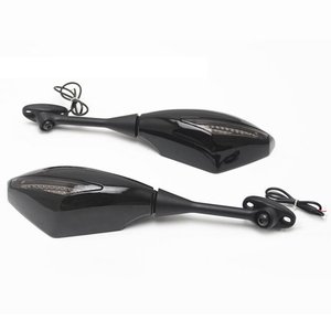 Rétroviseurs latéraux de moto compatibles CBR500R CBR650R CBR650F avec clignotants intégrés - Product Image 1